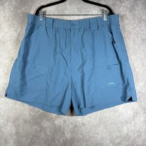 AFTCO Shorts Mens 44 Blue American Fishing Tackle Co M01 Original Fishing Cargo